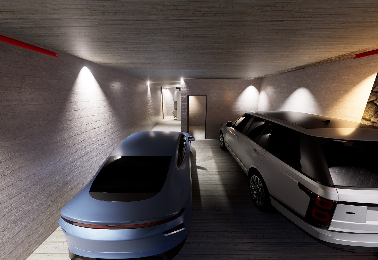 Two-car garage concept